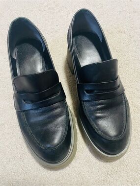 Marc Fisher Latika Leather Heeled Loafers